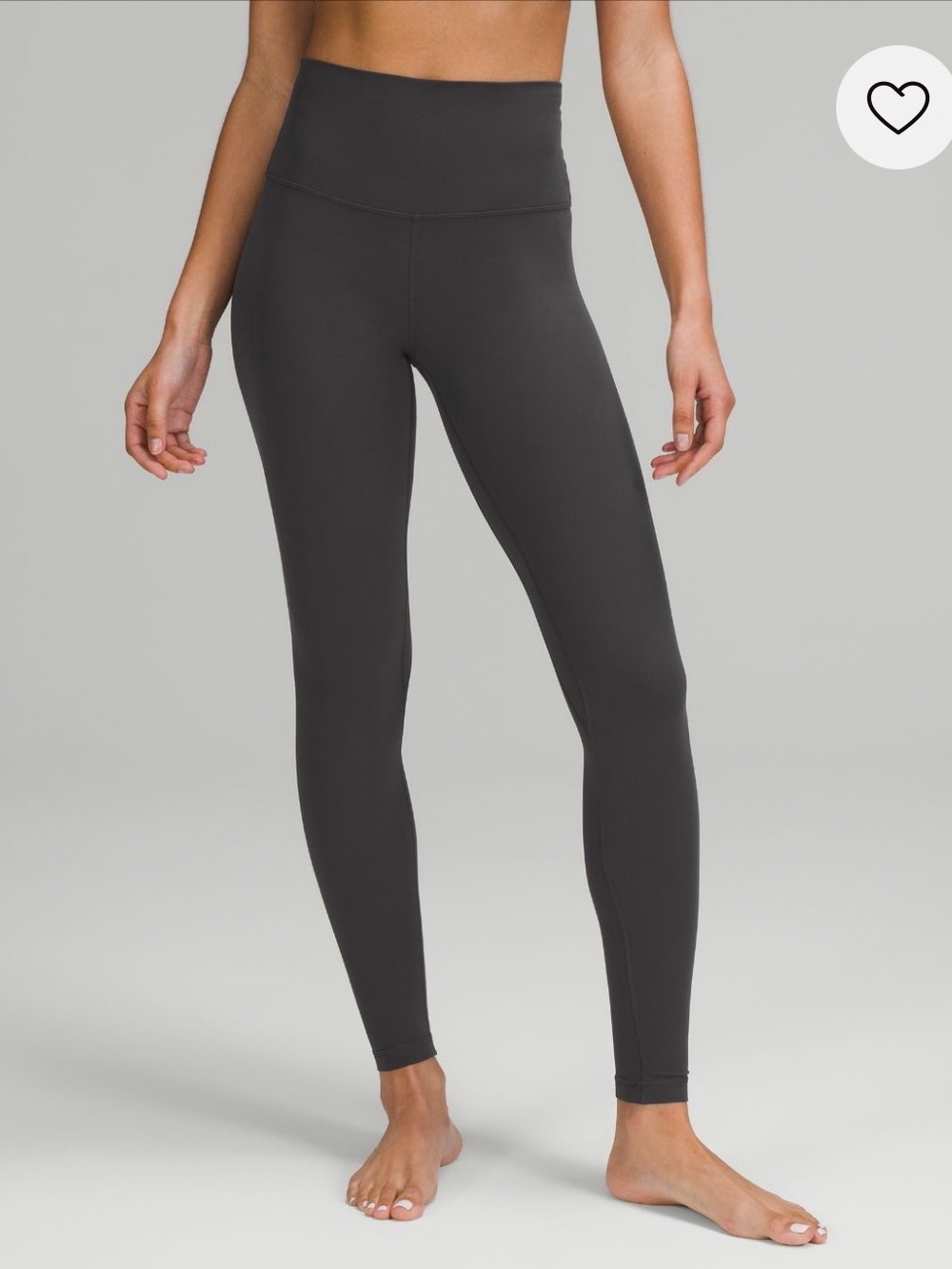 Lululemon wonder under smooth cover high rise leggings 25”